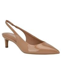 Calvin Klein - Dainty Kitten Heel Pointed Toe Slingback Pump - Lyst