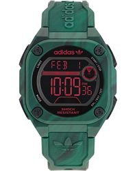 adidas - City Tech Two Resin Strap Watch - Lyst