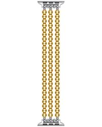 The Posh Tech - Nova Stainless Steel Beaded Band For Apple Watch - Lyst