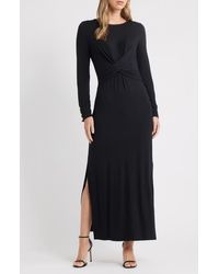 Lilly Pulitzer - Alessani Twist Front Long Sleeve Maxi Dress - Lyst