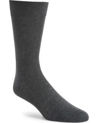 Canali - Solid Cotton Dress Socks - Lyst