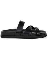 Bobbies - Atlas Flat Sandals - Lyst