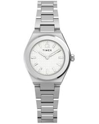 Timex - Q Continental Mini 24Mm Stainless Steel Bracelet Watch - Lyst