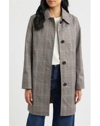 Sam Edelman - Fly Front Longline Rain Jacket - Lyst