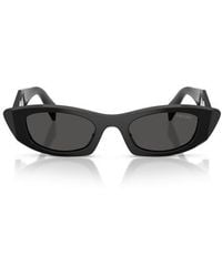 Prada - 50Mm Oval Sunglasses - Lyst
