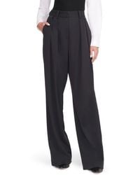 STAUD - Luisa Pleated Wide Leg Pants - Lyst