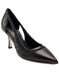 Elizee - Elle Pump Leather Pointed-Toe Heel - Lyst