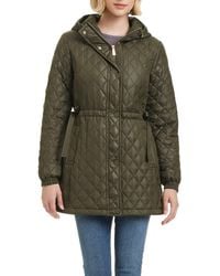 Kate Spade - Water Resistant Diamond Quilted Jacket - Lyst