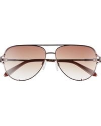 Quay - High Key Twist 60Mm Gradient Aviator Sunglasses - Lyst