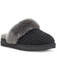 UGG - Cozy Knit Genuine Shearling Slipper - Lyst