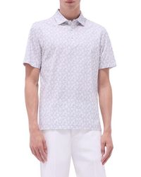Bugatchi - Victor Ooohcotton Palm Tree Print Polo - Lyst