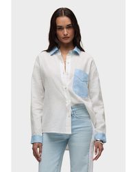 Hudson Jeans - Oversized Button Down Shirt - Lyst