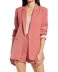 Endless Rose - Tailored Single Button Blazer - Lyst