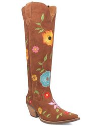 Dingo - Flower Power Knee High Western Boot - Lyst