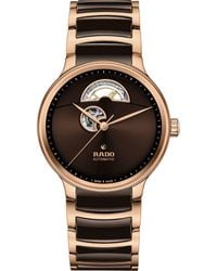 Rado - Centrix Open Heart Automatic Ceramic Bracelet Watch, 39.5Mm - Lyst