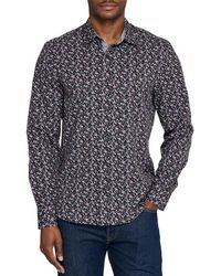 Con.struct - Berry Leaves Woven Long Sleeve Basic - Lyst