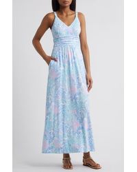 Lilly Pulitzer - Blake Print Maxi Dress - Lyst