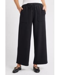 Caslon - Patch Pocket Pull-On Relaxed Ankle Straight Leg Pants - Lyst