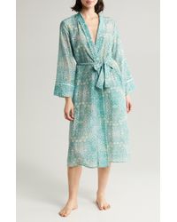 Papinelle - Amira Cotton & Silk Robe - Lyst