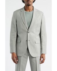 Open Edit - Slim Fit Solid Linen Blend Sport Coat - Lyst