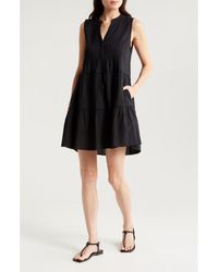 Elan - Tiered Cotton Blend Cover-Up Dress - Lyst
