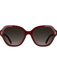 Longchamp - Roseau 56Mm Gradient Modified Rectangular Sunglasses - Lyst
