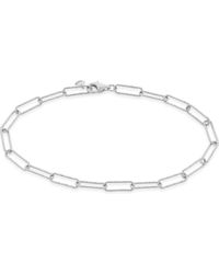 Monica Vinader - Alta Textured Chain Link Bracelet - Lyst