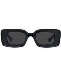 Loewe - Chunky Anagram 46Mm Rectangular Sunglasses - Lyst