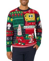 Opposuits - Spongebob Christmas Crewneck Sweater - Lyst