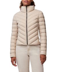 SOIA & KYO - Andria Water Repellent Chevron Quilting Down Jacket - Lyst
