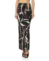 AFRM - Aven Abstract Floral Print Maxi Skirt - Lyst