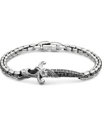 David Yurman - 'Waves' Dagger Bracelet With Diamonds - Lyst