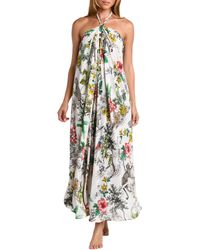 L'Agence - Geneva Jungle Floral Cover-up Dress - Lyst