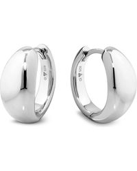 DEVATA - Dome Hoop Earrings - Lyst