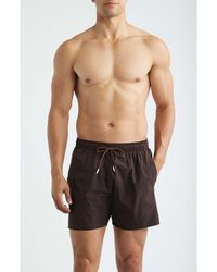 BOSS - Iconic Side Stripe Swim Trunks - Lyst