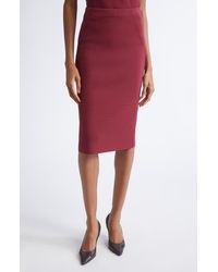 St. John - Nina Knit Pencil Skirt - Lyst