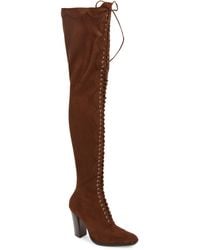 Jeffrey Campbell - Olianna Wingtip Over The Knee Boot - Lyst