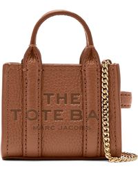 Marc Jacobs - The Nano Charm Tote Leather Crossbody Bag - Lyst