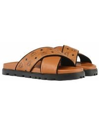 MCM - Cross Sandal - Lyst