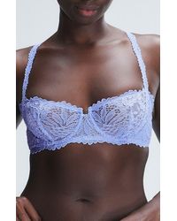 Savage x Fenty - Romantic Corded Lace Unlined Underwire Bra - Lyst