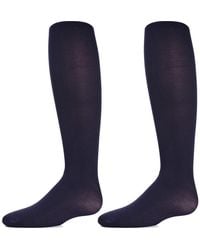 Memoi - 2 Pair Pack Essentials Nylon Tights - Lyst