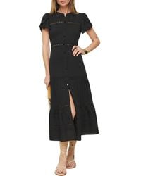 Reformation - Zebrina Flutter Sleeve Dress - Lyst