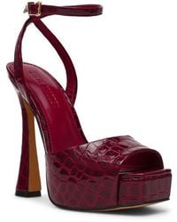 Steve Madden - Sass Ankle Strap Platform Sandal - Lyst
