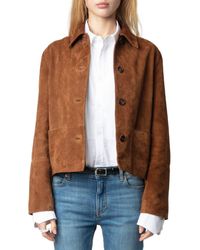 Zadig & Voltaire - Lessa Suede Jacket - Lyst