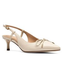 Clarks - Zarey Bow Pointed Toe Slingback Pump - Lyst