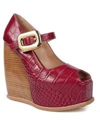 Zigi - Philipah Peep Toe Platform Wedge Sandal - Lyst