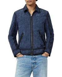 John Varvatos - Benjamin Suede Jacket - Lyst