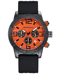 Breed - Double Agent Chronograph Watch With Date - Lyst