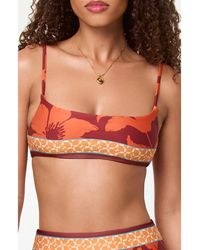 LSPACE - Presley Rib Bikini Top - Lyst