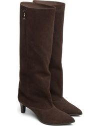 Nero Giardini - Cuff Pointed Toe Knee High Boot - Lyst